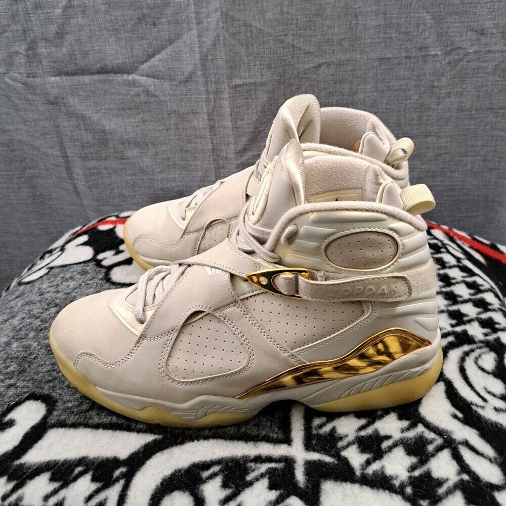 %Size 9.5 Nike Air Jordan 8 Retro C&C Trophy Shoes/Sneakers Men / AJ20